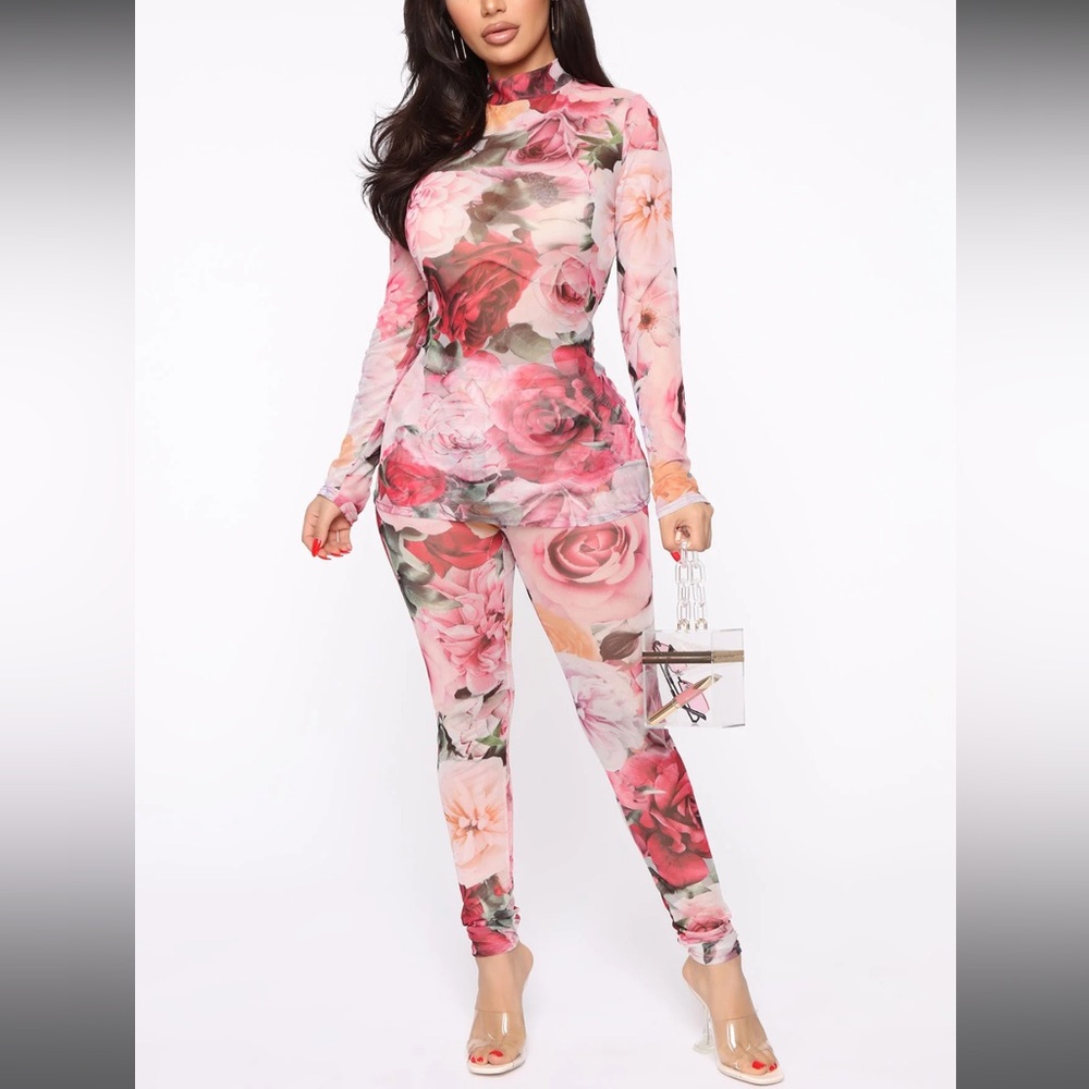 Blooming Mami Mesh Set - Pink/Combo